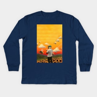 Tyler The Creater Inferno Kids Long Sleeve T-Shirt